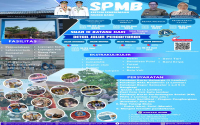 SMAN 10 Batang Hari Terima Siswa Baru Tahun Ajaran 2025/2026