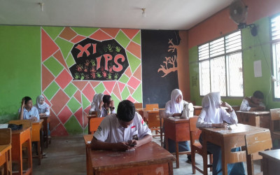 SMAN 10 Batanghari Gelar Ujian Akhir Semester Genap Secara Online Berbasis Android